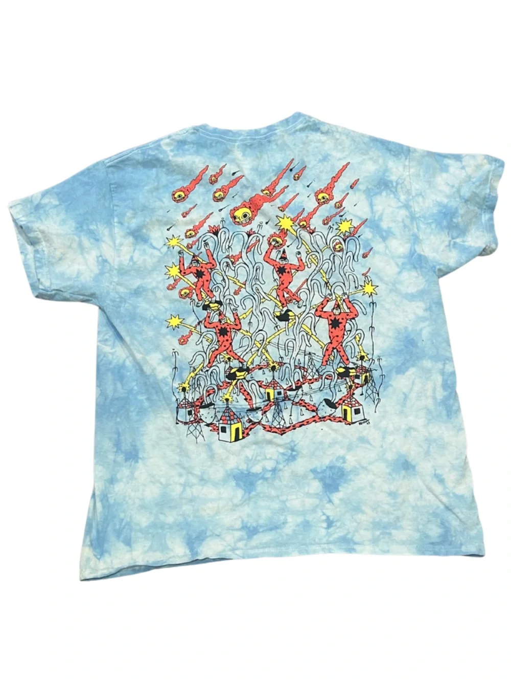 Goose Tie Dye Band T-Shirt | Unisex L - Picture 2 of 5